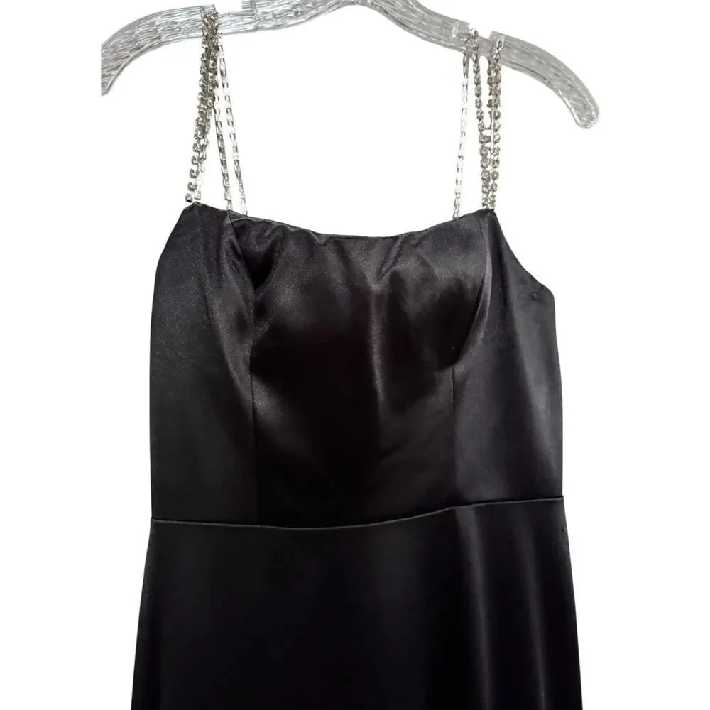 Ieena for Mac Duggal Rhinestone Strap Trumpet Gown - Size 0 - NWT - Picture 3 of 4